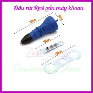 Đầu rút rivê gắn máy khoan