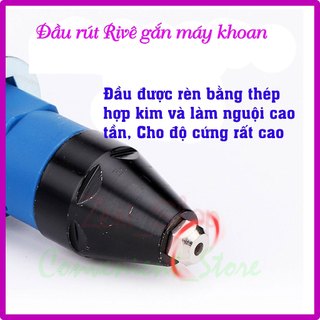 Đầu rút rivê gắn máy khoan