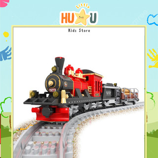 Đồ chơi trẻ em mô hình lắp ráp tàu hỏa có đường ray Osni AUSINI 25705