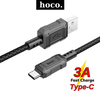 Dây sạc Type C Hoco Cáp hỗ trợ sạc nhanh lên tới 3A  thiết kế chắc chắn dùng cho samsung oppo xiaomi