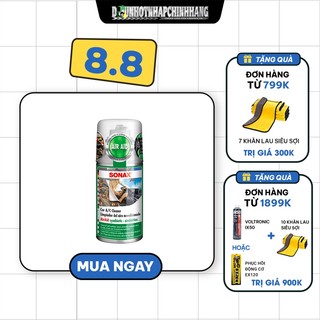 Khử mùi diệt khuẩn hệ thống điều hòa nội thất ô tô dạng hơi SONAX Car A/C cleaner (mã 323100)