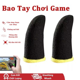 Bao Tay Chơi Game 2PCS Free Fire, Pubg, Liên Quân Găng tay chơi Chống Mồ Hôi, Siêu Nhạy, Co Giãn Cực Tốt Bằng Sợi Carbon
