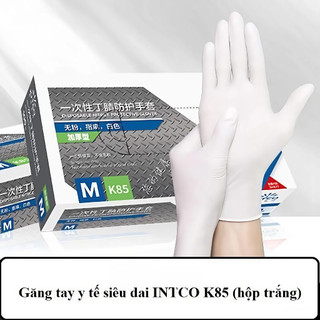 Bao tay cao su siêu dai, găng tay y tế không bột, bay tay nấu ăn đa năng tiện lợi hộp 100 cái
