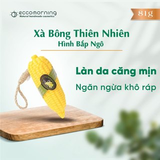 Xà Bông Thiên Nhiên Handmade eccomorning Hình Quả Bắp Ngô - Corn Soap