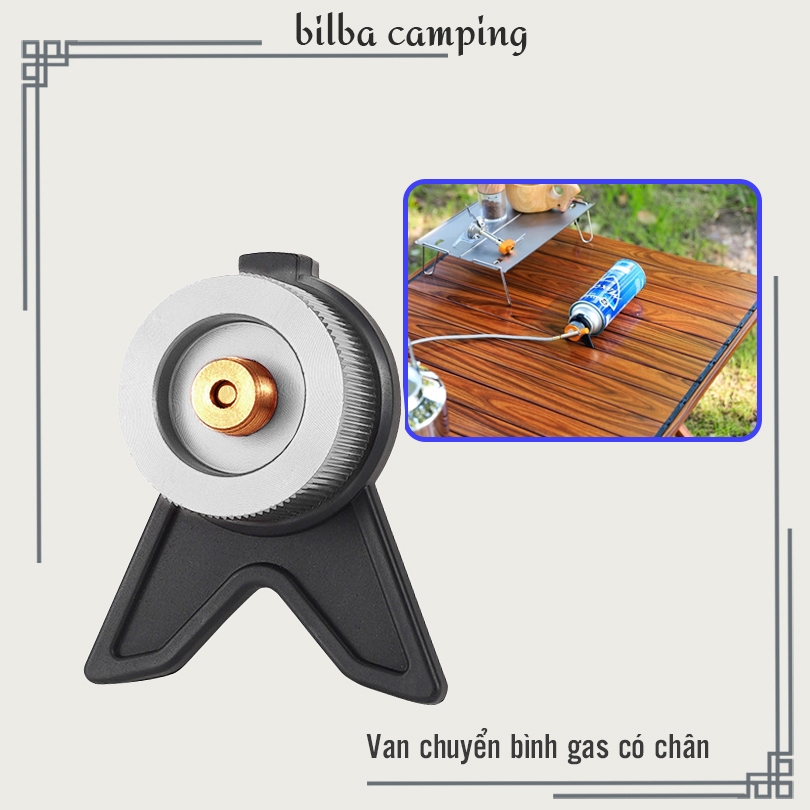 Van, đầu chuyển đổi để kết nối bếp gas mini với bình gas du lịch dài BB4462  - Billba camping