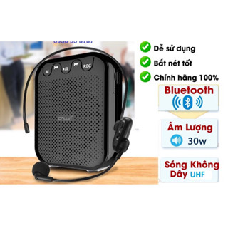 Máy trợ giảng không dây CALLVI V-727 công nghệ Hàn Quốc tặng micro cài áo, công xuất loa 40W