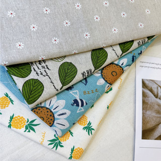(KHỔ 75CM TĂNG SIZE-VẮT SỔ) Vải CANVAS họa tiết sọc,caro vintage. Khăn trải bàn, thảm picnic dày đẹp