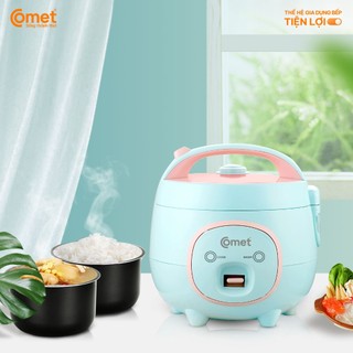 [KHO HCM] Nồi cơm điện mini 0,8L nắp gài COMET - CM8006