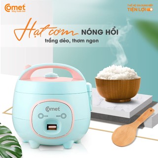 [KHO HCM] Nồi cơm điện mini 0,8L nắp gài COMET - CM8006