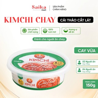 King's Kim chi cải thảo cắt lát CHAY hộp 150gr, vị thanh mát, chua dịu nhẹ tự nhiên