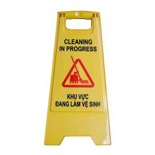 Biển cảnh báo chữ A nhựa ABS tiện lợi di chuyển, chữ đa dạng