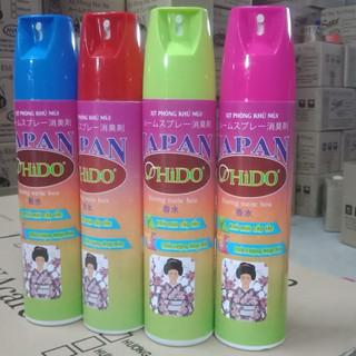 Xịt phòng khử mùi Oshido cho gia đình, khách sạn, nhà nghỉ, kara,..