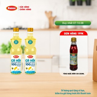 Combo 2 chai dầu ăn ranee cá hồi 950ml
