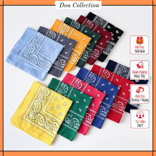 [Nowship2h] Khăn Bandana EXO, Khăn Turban Phong Cách Hàn Quốc - Chất Cotton - Size 55x55cm - Mã B000