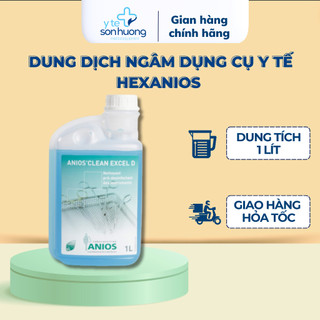 Dung dịch ngâm dụng cụ Hexanios G+R - Anios Clean Excel 1 lít,