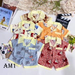 (8-20kg) Bộ quần áo em bé pijama dài tay QATE798 - đồ bộ bé trai và đồ bộ bé gái cộc tay xinh xắn QATE935