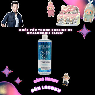 Nước tẩy trang Eveline B5 Hyaluronic Clinic 3 trong 1 sạch sâu, lành tính, ẩm mượt (Ba Lan) 500ml | Unknown Beauty