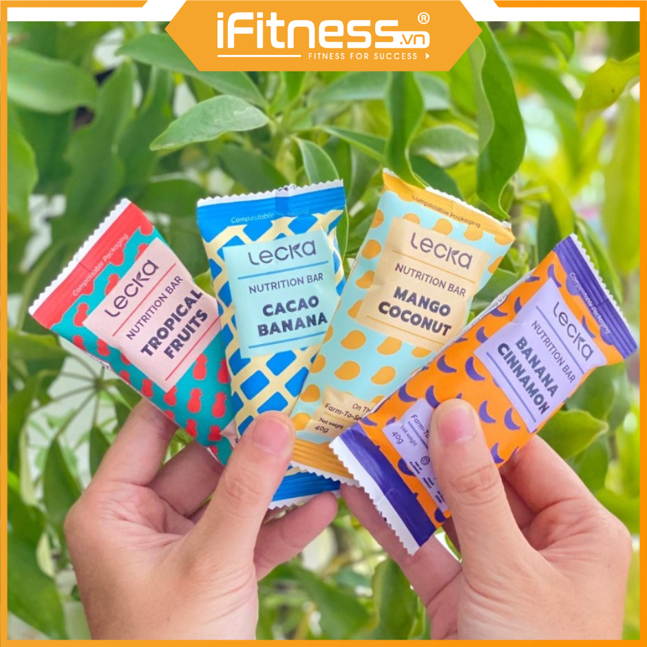 Thanh Năng Lượng Natural Energy Bar Lecka - 4 Mùi