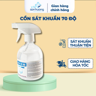 Cồn sát khuẩn dạng xịt 70 độ chai 500ml có vòi