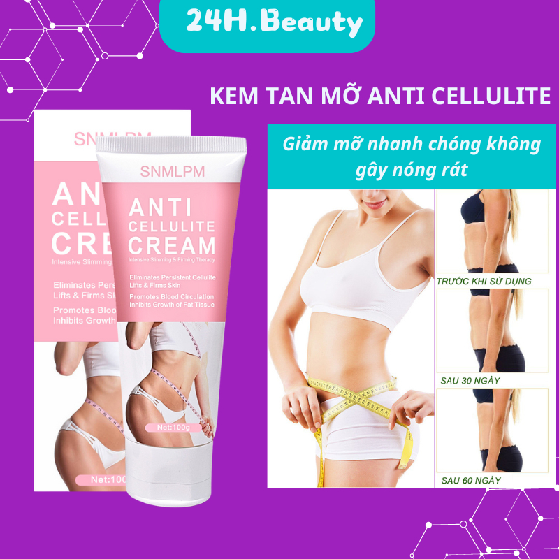 Kem Tan Mỡ Bụng SNMLPM Kem Giảm Mỡ Bụng Giảm Béo Toàn Thân Nhanh Chóng Hiệu Quả Không Gây Nóng Rát 100g