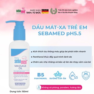 Dầu mát-xa trẻ em Baby Sebamed Soomthing Massage Oil pH5.5 (150ml)