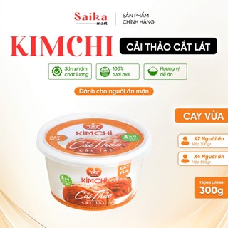 King's Kim Chi cải thảo cắt lát cay vừa 300g, vị cân bằng dễ ăn, lên men tự nhiên