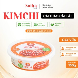 King's Kim Chi cải thảo cắt lát cay vừa 150g, vị cân bằng dễ ăn, lên men tự nhiên