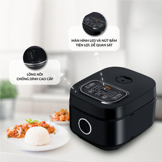 [Hỏa tốc HCM] Nồi Cơm Điện Tử 1,2L COMET 500w, 11 chức năng, chống dính -1 đổi 1 30 ngày - CM8085