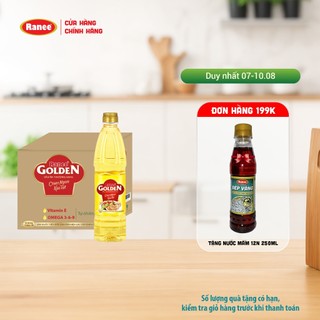 Thùng dầu ăn Ranee Golden 1 lít