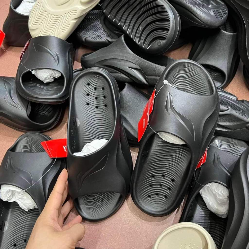 Dép đúc Li.ning dành cho nam nữ, dép đúc nguyên khối full hộp kèm tag