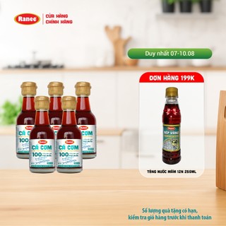 Combo 5 Nước mắm nhĩ dinh dưỡng Ranee cá cơm 60N 60ml