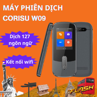 Máy phiên dịch đa ngôn ngữ Corisu W09 dịch 127 ngôn ngữ, màn hình cảm ứng IPS, có phiên dịch offline