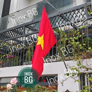 Giá treo cờ nghiêng bằng Inox bắt tường (có kèm vít inox và nở nhựa)