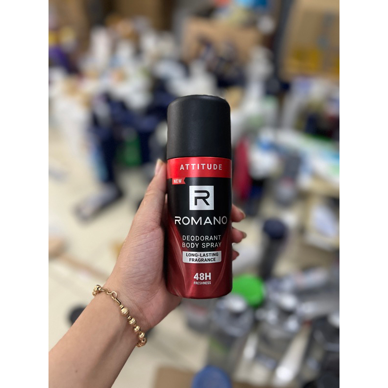 150ml Xịt Khử Mùi Toàn Thân Romano Attitude ( mầu đỏ )