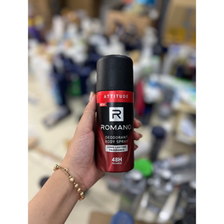 150ml Xịt Khử Mùi Toàn Thân Romano Attitude ( mầu đỏ )