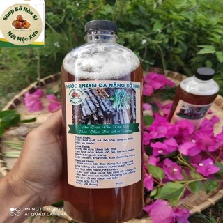 NƯỚC EnZyM ĐA NĂNG BỒ HÒN (BỒ HÒN, QUẾ, SẢ, BƯỞI , DỨA ...) (1 lít)