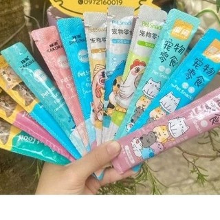 Combo 50 thanh súp thưởng cho mèo shizuka - catfood- petsnack 15gr (780đ/1thanh)