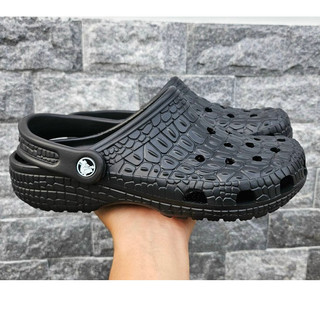 Dép Crocs Baya Cá Xấu vân siêu êm ái mềm chân trống trơn trượt