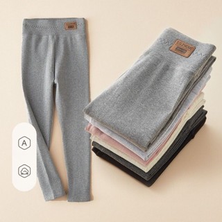  Quần Leg Little Maven Quần Leg Trơn Màu Chất Liệu Mềm Mại Giữ Nhiệt Giữ Ấm Cho Bé Gái Từ 2-7 Tuổi MD32457 