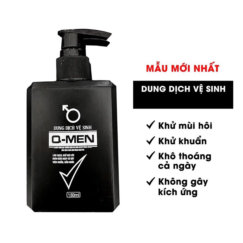 HỘP 150ML DUNG DỊCH VỆ SINH DÀNH CHO NAM GIỚI Q-MEN BIG MAN PRO