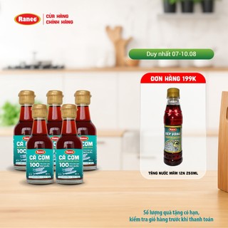 Combo 5 Nước mắm dinh dưỡng Ranee cá cơm 40N chai 60ml
