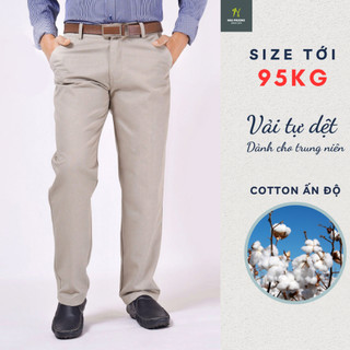 Quần kaki nam big size ống suông vải cotton dày do Thái Khang đặt loại quần dài kaki QKAKI21