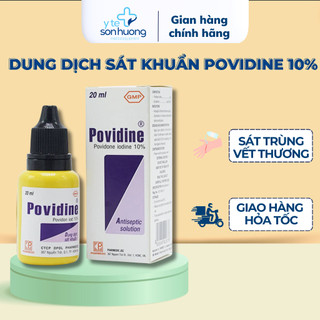 Bộ 2 chai Dung dịch sát khuẩn Povidine 10% 20ml