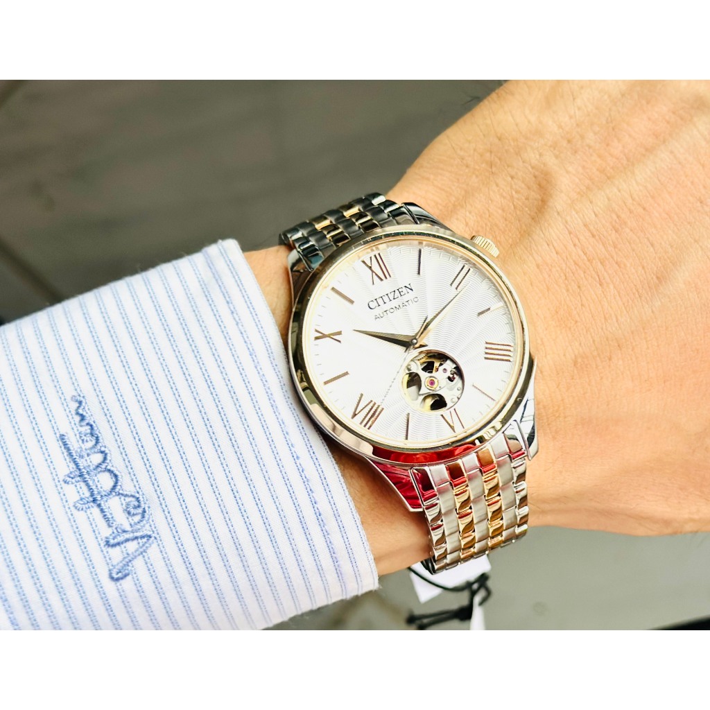 Đồng Hồ Nam CITZEN Automatic NH9136-88A Chính Hãng Tặng Dây Da Cao Cấp