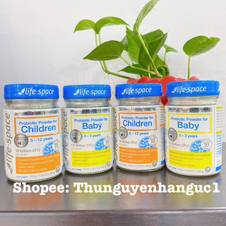 Men vi sinh life space cho bé life space baby, life space children úc 40g - 60g