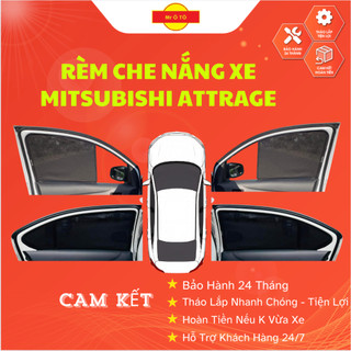 Rèm Che Nắng Loại 1 Chính Hãng Mr Ô Tô ,Thiết Kế Cho Xe MITSUBISHI ATTRAGE   . Bảo Hành 24 Tháng - Chống Tia UV