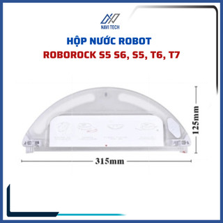 Phụ kiện robot hút bụi roborock gen 1, gen 2, s5, s6, t6, t7 hộp nước, gắn giẻ, van hộp nước