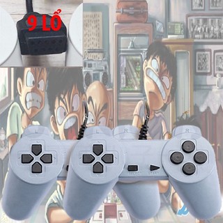 Bộ 2 Tay cầm chơi game điện tử 4 nút 9 lỗ dùng cho máy game 8bit - Còi