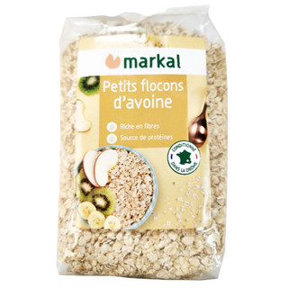 Yến mạch cán mỏng hữu cơ - Markal - 500g