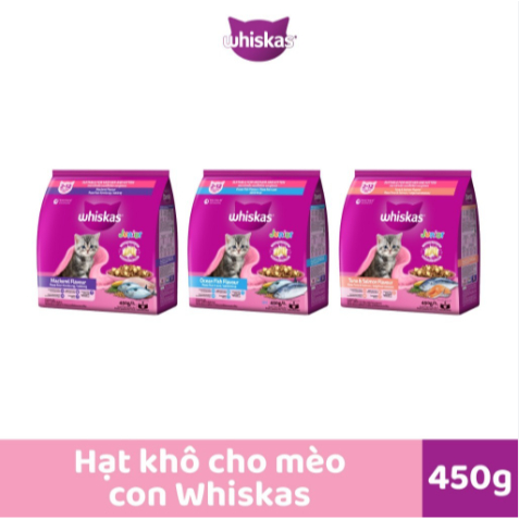thức ăn cho mèo con whiskas junio 450g